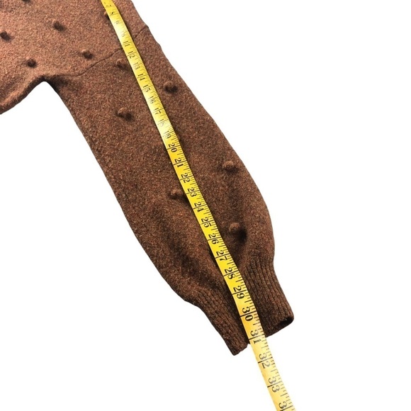 Madewell Brockton Bobble Wool Blend Sweater Cider, AF097 - Picture 8 of 10